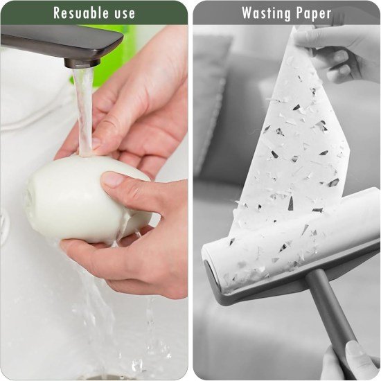 Reusable Lint Roller Ball Durable Washable Lint Catcher Cleaning Accessories