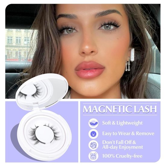 Reusable Magnetic Eyelashes Beauty Products