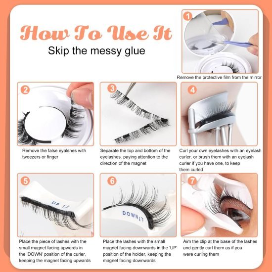 Reusable Magnetic Eyelashes Beauty Products