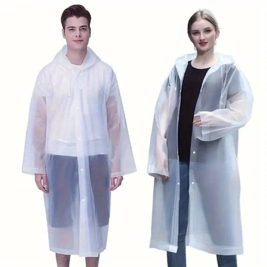 Reusable Raincoat Outdoor