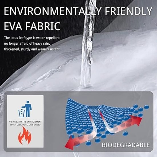 Reusable Raincoat Outdoor