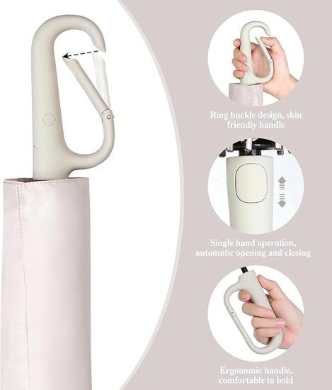 Automatic Umbrella with Hanging Handle Outdoor