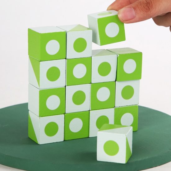 Rubiks Cube Building Blocks Toys
