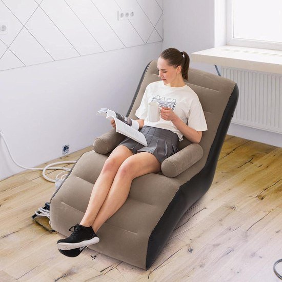 S Shape Inflatable Sofa Chair Home Improvement
