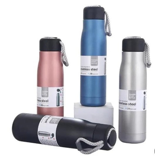 SS Vacuum Insulated Bottle 500ml Home and Kitchen