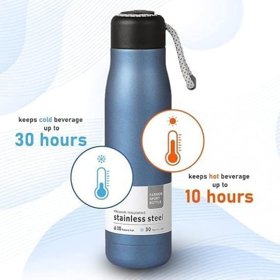 SS Vacuum Insulated Bottle 500ml Home & Kitchen