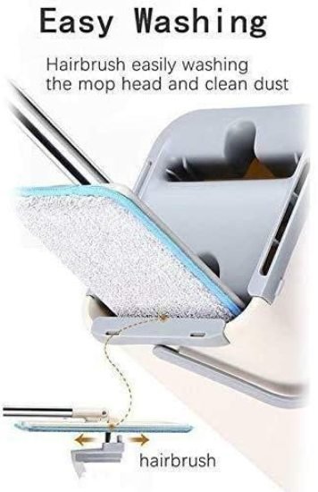 Scratch Microfiber Flat Mop 2 pad Cleaning Accessories