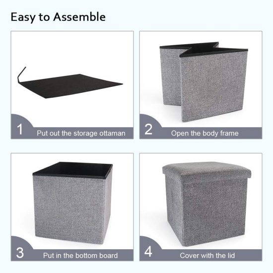 Cube Stool  Seating Stool Sitting Storage Stool Home Improvement