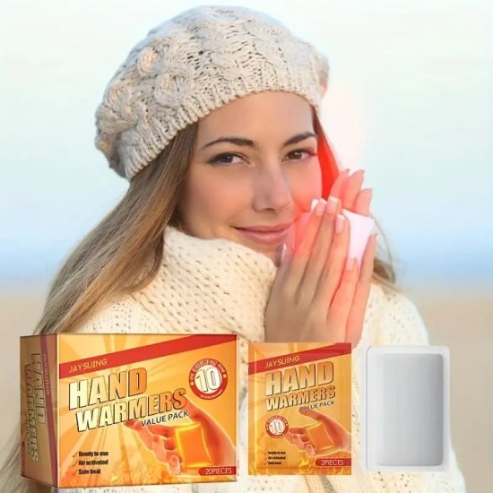 Self Heating Hand Warmer Patch Pack Of 10 Pair Health and Personal Care