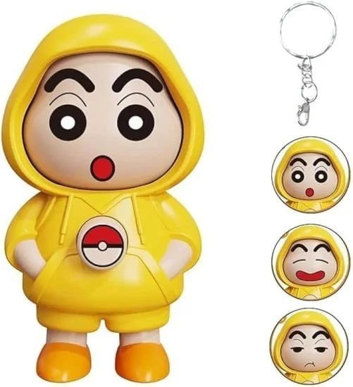 Shinchan Face Changing Keychain Toys
