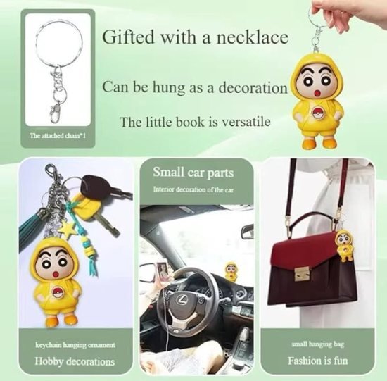 Shinchan Face Changing Keychain Toys