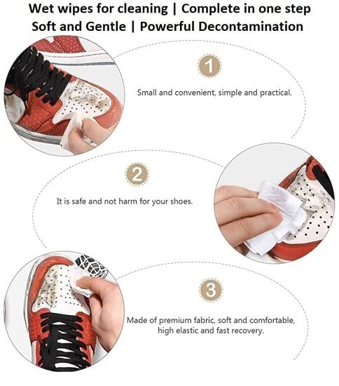 Shoes Wipes Shoe Cleaner  80 wipes  Cleaning Accessories