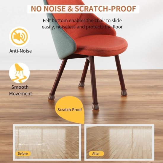 Silicone Anti Slip Chair Leg Cover  1 pcs  Home Improvement