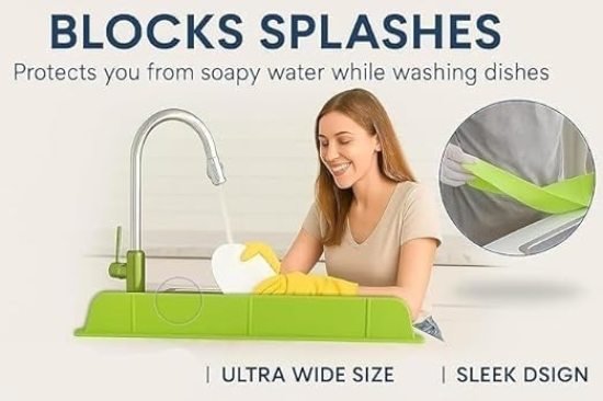 Silicone Sink Splash Guard 48 CM Kitchenware