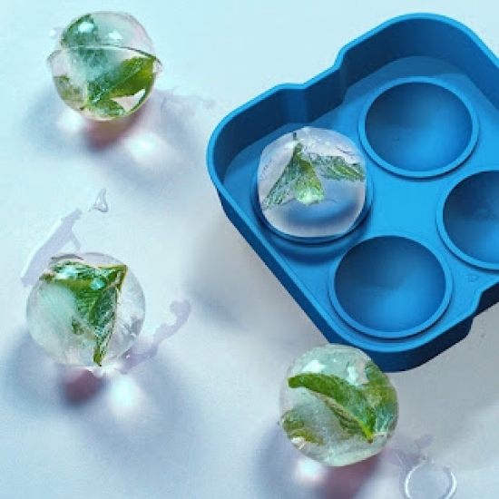 Silicone Ice Ball Tray 4 Round Ball Ice Cube  Kitchenware