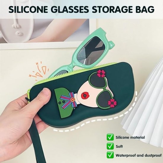 Silicone Sunglasses Storage Pouch Office & Stationery
