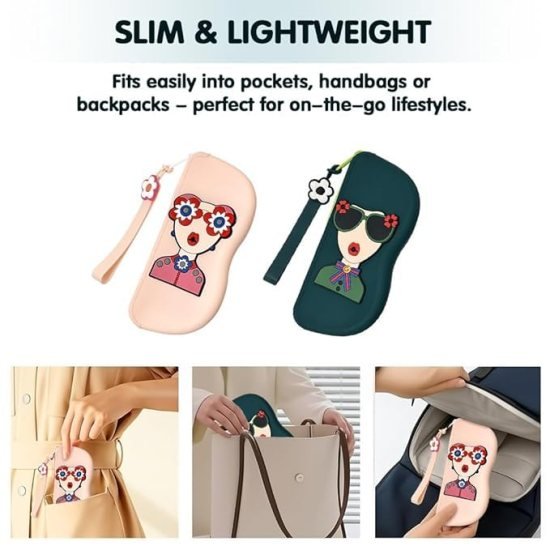 Silicone Sunglasses Storage Pouch Office & Stationery