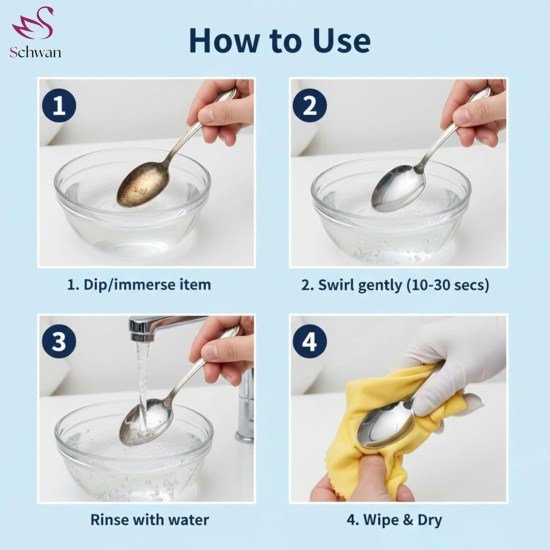 Silver Dip Cleaner Liquid Cleaning Accessories