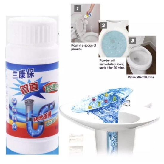 Sink and Drain Cleaner Powder   Cleaning Accessories