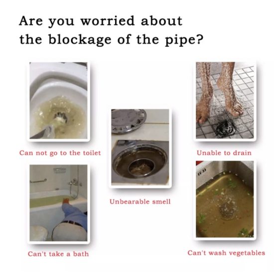Sink and Drain Cleaner Powder   Cleaning Accessories