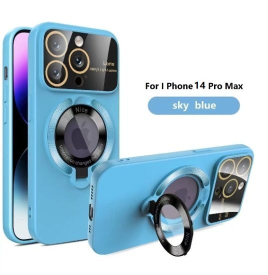 Sky Blue iPhone 14 Pro Max Mobile Cover 