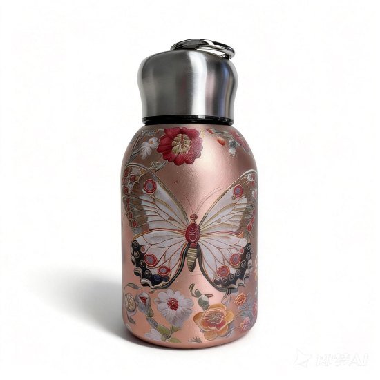 Printed Design Steel Bottle 