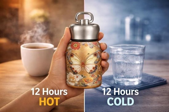 Printed Design Steel Bottle Home & Kitchen