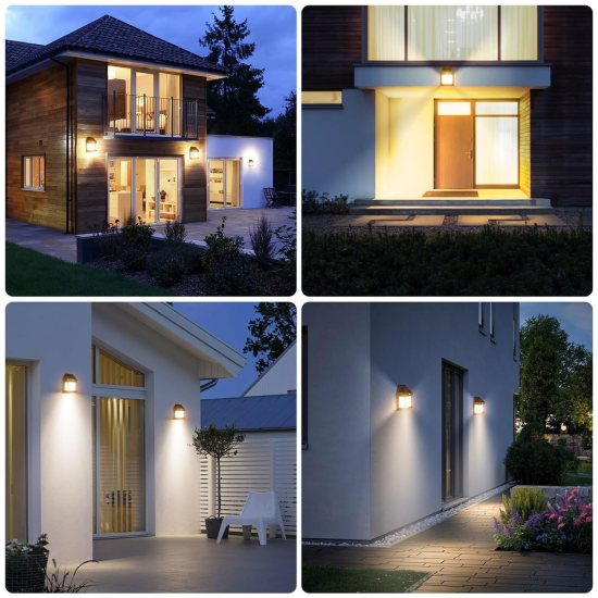 Solar Wall Bulb Lamp Outdoor