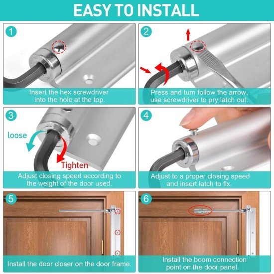 Spring Door Closers Home Improvement