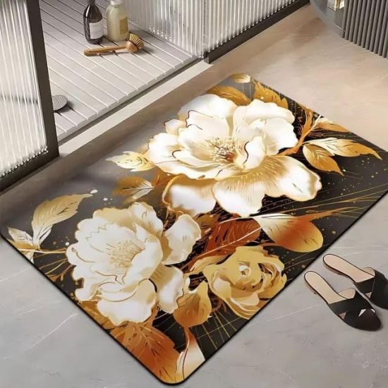 Square 5D Bathroom Mat mix Home Improvement