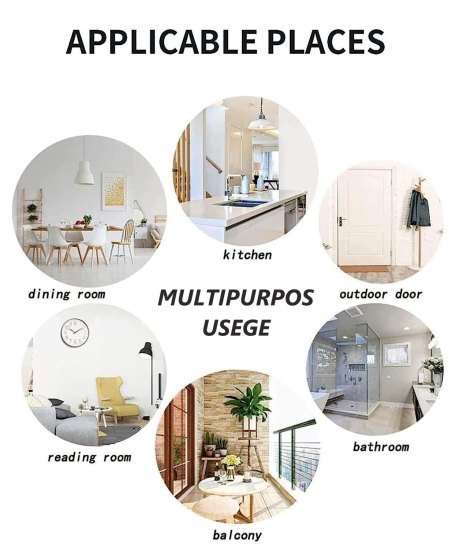 Square 5D Bathroom Mat mix Bathroom Accessories