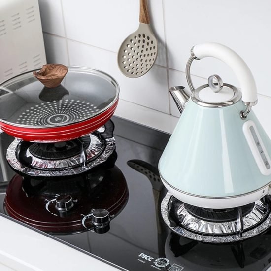Square Aluminium Foil Stove Burner Cover Kitchenware