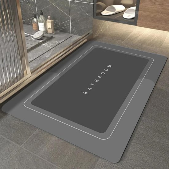 Square Bathroom Mat Bath Shower Room Home Improvement