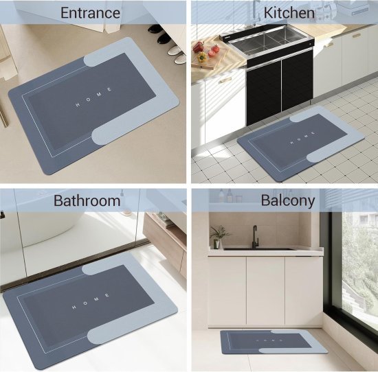 Square Bathroom Mat Bath Shower Room Bathroom Accessories