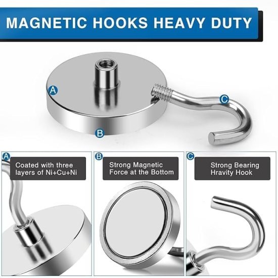 Stainless Steel Magnetic Hook Home Improvement