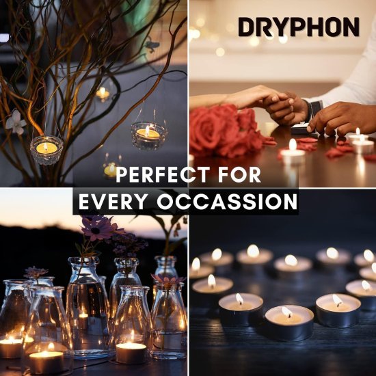 50 pcs Tea Light Candle  Home Improvement