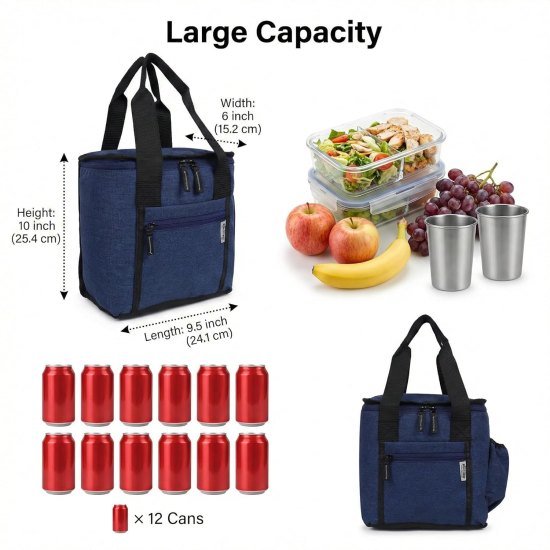 Thermal Insulated Lunch Bag Travelling Bags
