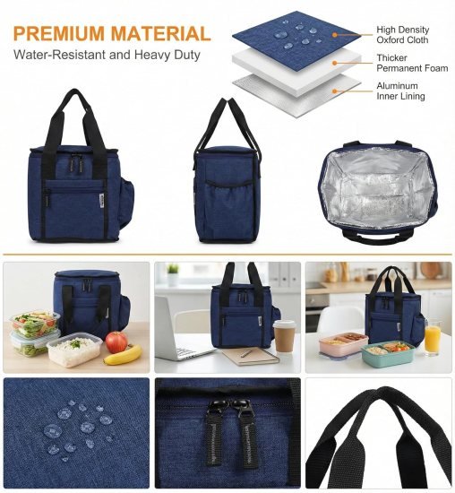 Thermal Insulated Lunch Bag Travelling Bags