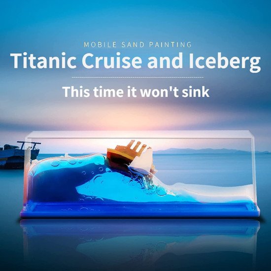 Titanic Decorative Liquid Wave Cruise Ship Automotive