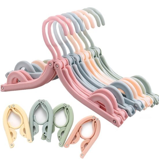 Travel Foldable Plastic Hangers 