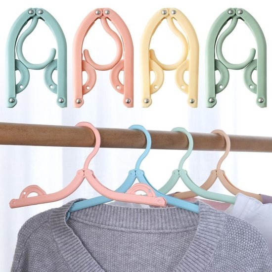 Travel Foldable Plastic Hangers 