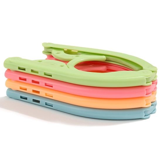 Travel Foldable Plastic Hangers Home Improvement