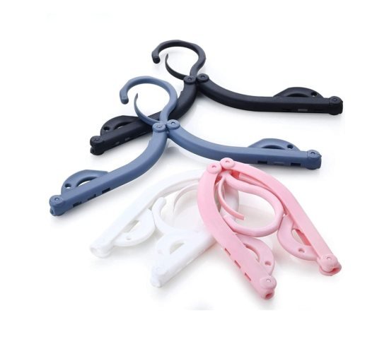Travel Foldable Plastic Hangers Home Improvement