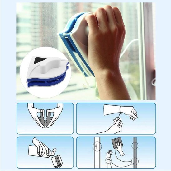 Triangle Magnetic Glass Cleaner Home Improvement