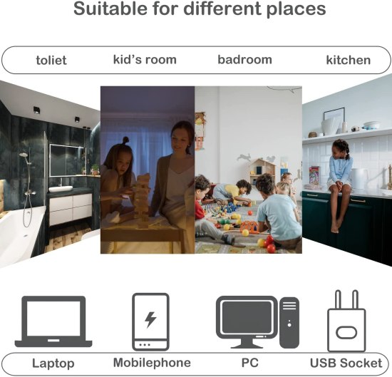 USB Led Mini Night Light Home & Kitchen