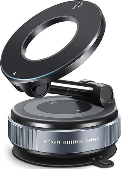 Vacuum Magnetic Phone Holder Mobile Stand 