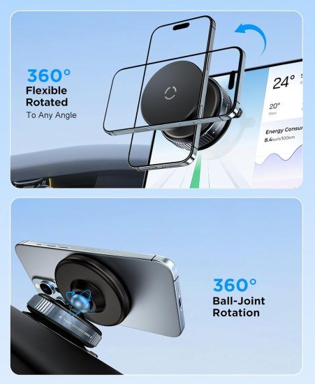 Vacuum Magnetic Phone Holder Mobile Stand Mobile Accessories