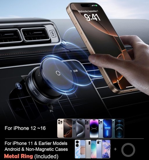 Vacuum Magnetic Phone Holder Mobile Stand Mobile Accessories