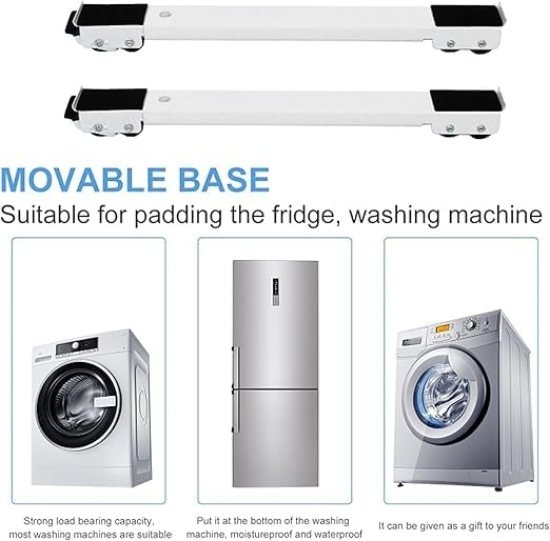 Washing Machine Lifter Stand Heavy Load Furniture Mover Tool Home Improvement