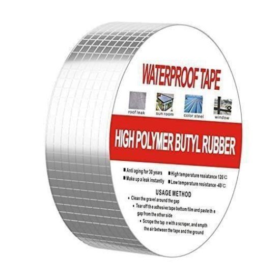 Waterproof Aluminum Butyl Tape 2inch 5mt 